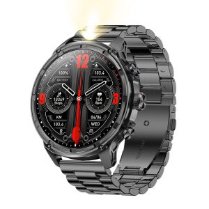 Smart Sports Watch with Amoled Display front view
