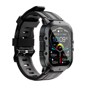 Waterproof Smart Watch with Aluminum Design front view