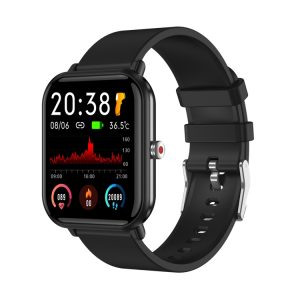 Large screen full touch smart watch with AMOLED display on wrist