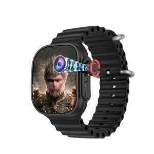 Fitness Tracking Smartwatch with Hydration Alerts in Gold