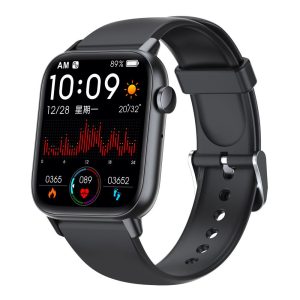 AMOLED smartwatch display showing fitness tracking data