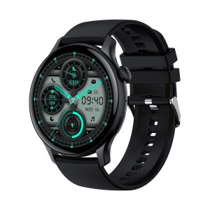 2023 Stylish Round AMOLED Smartwatch front view with NFC feature