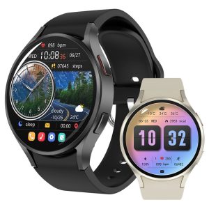 Stylish M10 smartwatch with AMOLED display and heart rate monitoring