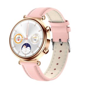 Stylish Women's Smart Watch T86 with HD Amoled Touch Screen Front View