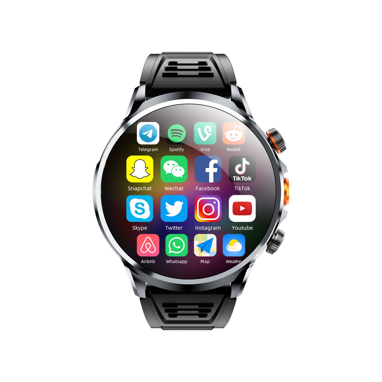 Ultimate Gaming H18 4G Smartwatch AMOLED display front view