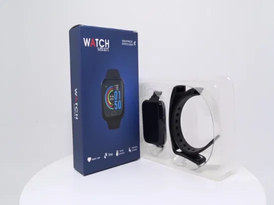 RoHS and CE certified waterproof smartwatch front view