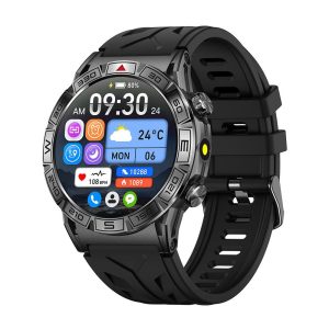 Rugged IP68 Waterproof Smartwatch with Always-on Amoled Display