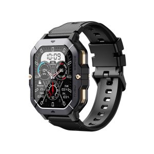 Waterproof sports smartwatch with Amoled display
