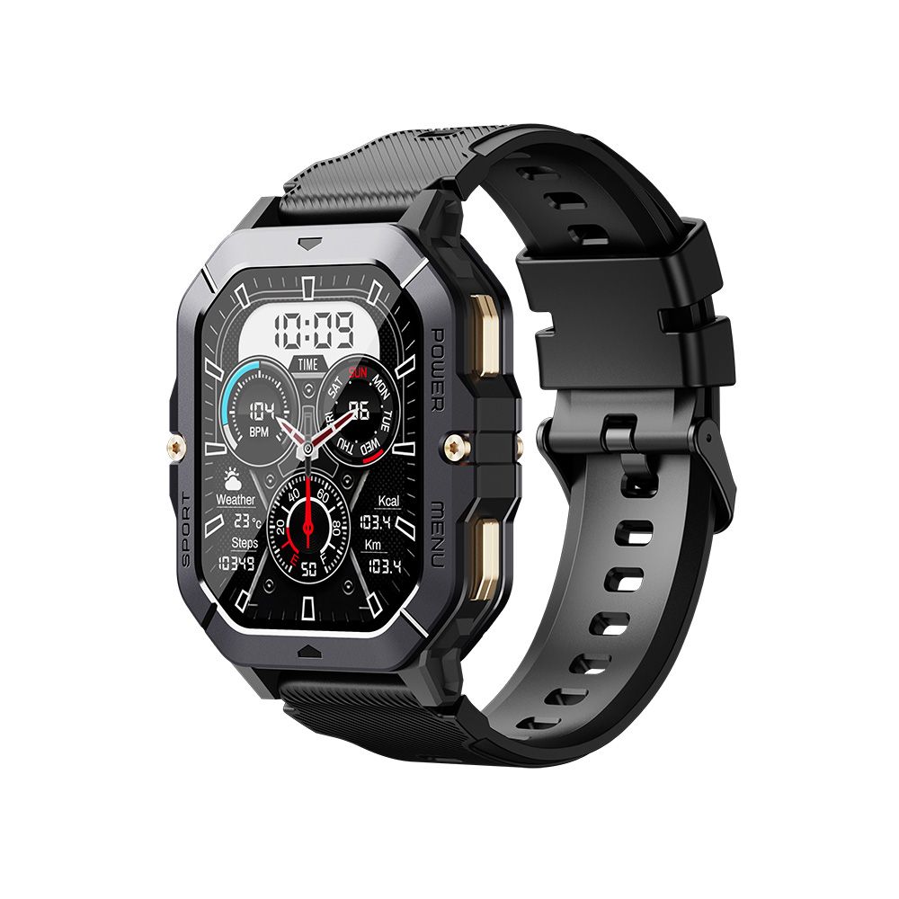 Waterproof sports smartwatch with Amoled display