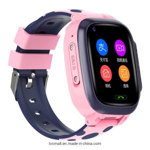[Hot Item] Y95h 1.33" Screen Kids Smartwatch 4G Phone Video Calling GPS Tracker Children Watch for Teen Students - Pink