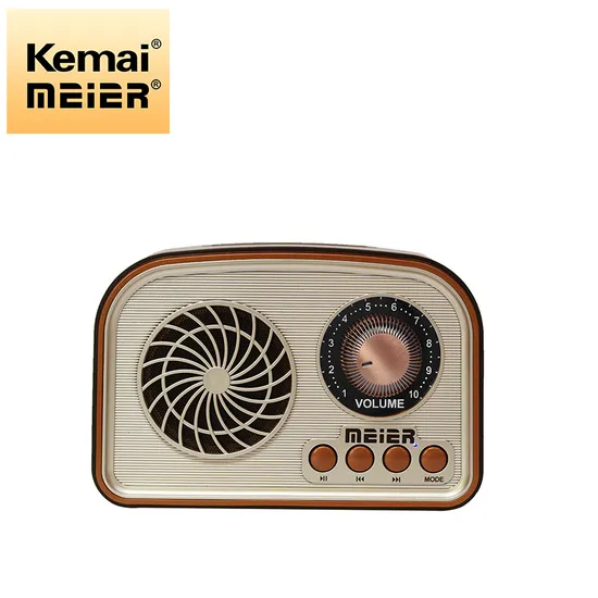 Old model Bakelite radio design Bluetooth speaker side profile