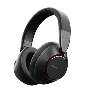 ANC wireless Bluetooth headphones with foldable headband design