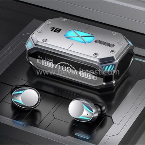 Bm® Wireless Bluetooth Earphone with LED Metal Mecha Design