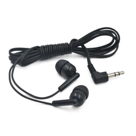 Universal 3.5mm jack earphones compatible with smartphones and tablets