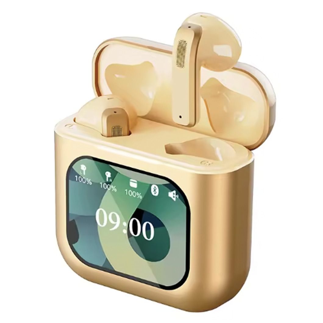 Waterproof touch screen in-ear earphones front view