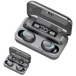 Wireless stereo Bluetooth headset front view
