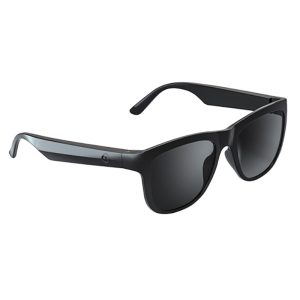 Lecoo C8 Bluetooth Smart Sunglasses in black frame with wireless headphones