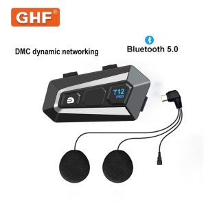 Motorcycle Helmet Bluetooth Intercom System with HD Speakers