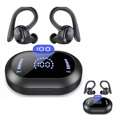 Dynamic 3D stereo Bluetooth headset in black