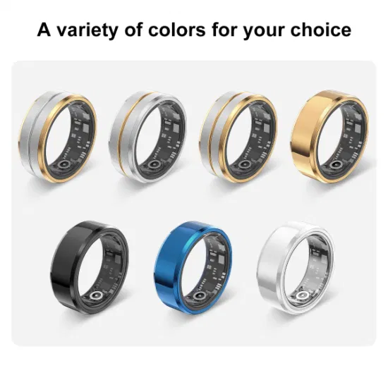 Wearable sports smart ring with 17.5mAh lithium battery