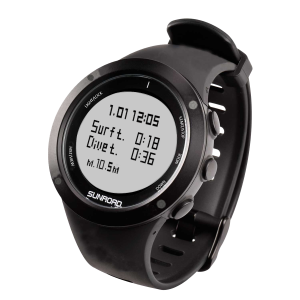 Galax D5 lightweight freediving computer watch with 5 depth alarms
